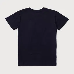 Gini and Jony Boys Black Printed Cotton T-shirt image 2