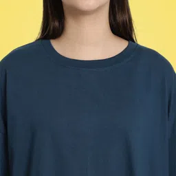 Fabflee Graphic Printed Drop-Shoulder Cotton Oversized T-shirt image 2