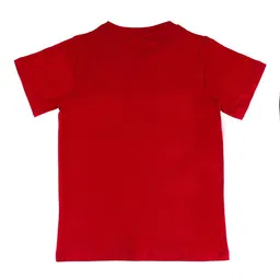 Marvel by Wear Your Mind Boys Red Eternals Printed Pure Cotton T-shirt image 2