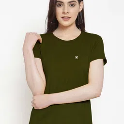 Friskers Pack Of 2 Round Neck Pure Cotton Slim Fit T-shirts image 4