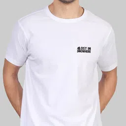 Greylongg Typography Printed Cotton T-shirt image 3