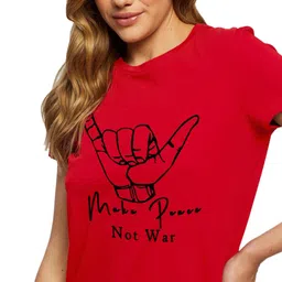 Trends Tower Typography Printed Round Neck Bio Wash Pure Cotton T-shirt image 4