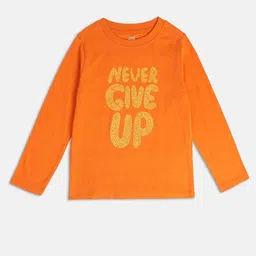 MINI KLUB Boys Typography Printed Round Neck Long Sleeves Cotton T-shirt-picture-37