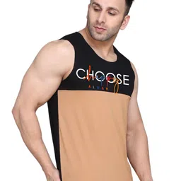 SLOWLORIS Colourblocked Bio Wash Innerwear Vest image 2