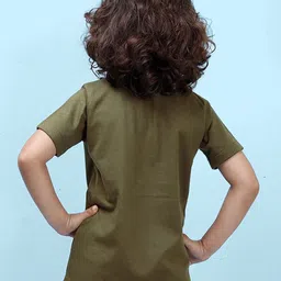 NUSYL Boys Typography Printed Cotton T-shirt image 2