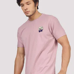 Greylongg Men Solid Round Neck T-shirt image 3