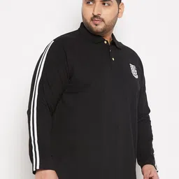 bigbanana Plus Size Polo Collar Pure Cotton Bio Finished T-shirt image 2