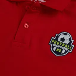 Gini and Jony Boys Polo Collar Applique T-shirt image 3