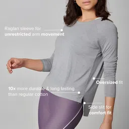 Strongr.Athleisure Women Bamboo Dri-FIT Pockets T-shirt image 3