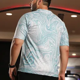 Instafab Plus Men Printed Pockets T-shirt image 2