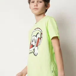 Jack & Jones Junior Boys Graphic Printed Pure Cotton T-Shirt image 3