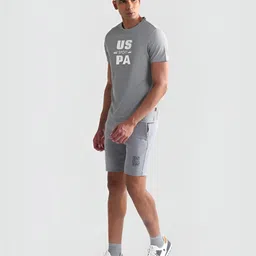 U.S. Polo Assn. Men Typography Printed Slim Fit T-shirt image 4