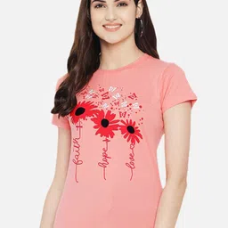 Fabflee Pack Of 3 Printed Cotton T-shirt image 3