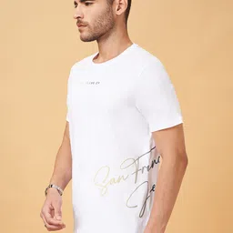 SF JEANS by Pantaloons Typography Printed Round Neck T-shirt image 4