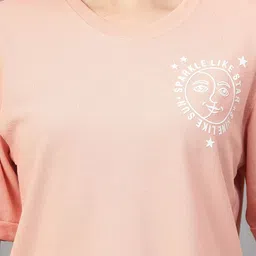 Cantabil Typography Printed Round Neck T-Shirt image 3