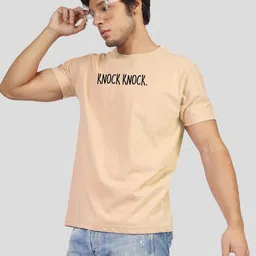 Greylongg Men Graphic Printed Round Neck Cotton T-shirt image 3