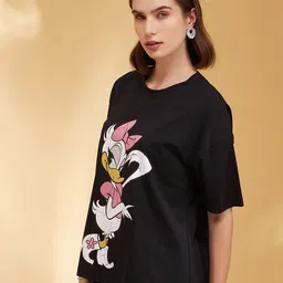 Kazo Graphic Printed Boxy T-shirt image 4