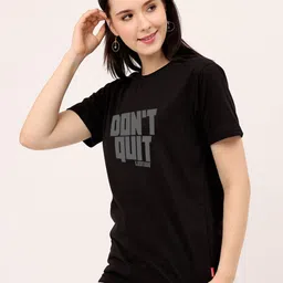 Leotude Typography Printed Boxy T-shirt image 3