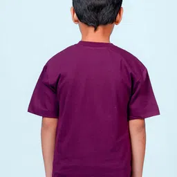 NUSYL Boys Graphic Printed Oversized Cotton T-shirt image 4