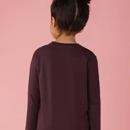 NUSYL Girls Typography Printed Round Neck T-shirt image 3