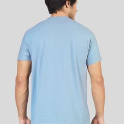 Greylongg Men Printed Extended Sleeves Applique T-shirt image 4