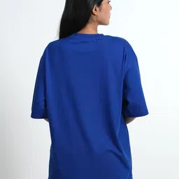 Bloopers Store Women Printed Drop-Shoulder Sleeves Applique T-shirt image 5