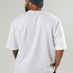 BAESD Men Typography Printed Applique T-shirt image 4