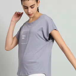 MKH Typography Printed Extended Sleeves Relaxed Fit Dri-FIT T-shirt image 5