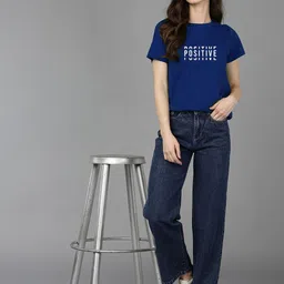 Adyavastram Typography Printed Cotton T-Shirt image 5