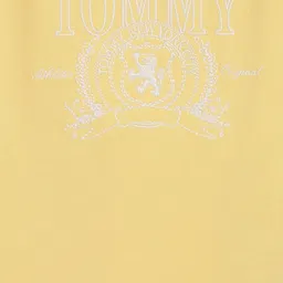 Tommy Hilfiger Girls Typography Printed Round Neck Cotton T-shirt image 2