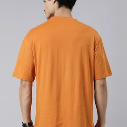 recast Men Round Neck Pure Cotton Oversize T-shirt image 4