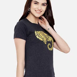 Fabflee Pack Of 3 Printed Cotton T-shirt image 5