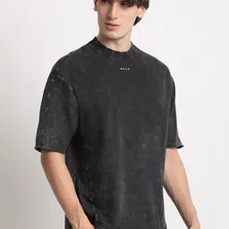 THE BEAR HOUSE Round Neck Cotton Oversized T-shirt image 4