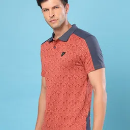 Technosport Men Active Jacquard Polo T-shirt image 4