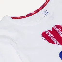 Jockey Girls USA Originals Graphic Printed Round Neck Long Sleeves Cotton T-shirt image 5