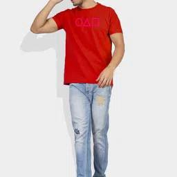 Greylongg Men Typography Printed Round Neck Cotton T-shirt image 5