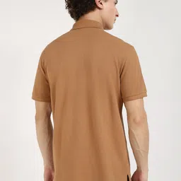 Calvin Klein Jeans Men Solid Polo Collar Cotton T-shirt image 5