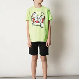 Jack & Jones Junior Boys Graphic Printed Pure Cotton T-Shirt image 5