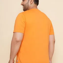 John Pride Men Plus Size Typography Printed Round Neck Cotton T-shirt image 4