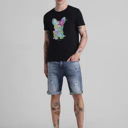 Jack & Jones Printed Round Neck Slim Fit T-shirt image 5