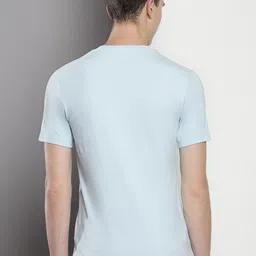 Calvin Klein Jeans Typography Printed Applique Slim Fit Cotton T-shirt image 5