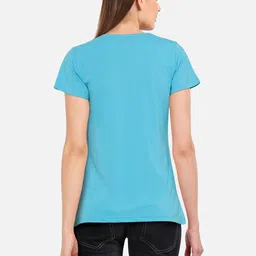 CHOZI Pack Of 2 Typography Printed Cotton T-shirt image 2