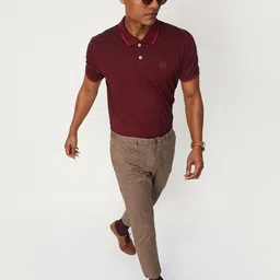 max Men Polo Collar Cotton T-shirt image 3