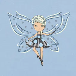 HELLCAT Girls Black & Blue Set Of 2 Printed Cotton T-shirt image 5