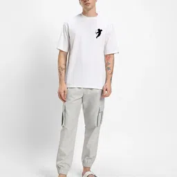 Elibolz Graphic Printed Oversized Cotton T-shirt image 2