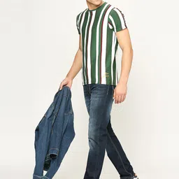 Pepe Jeans Striped Pure Cotton Slim Fit T-shirt image 5