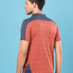 Technosport Men Active Jacquard Polo T-shirt image 5