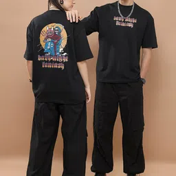 HIGHLANDER Unisex Graphic Printed Oversized T-Shirt image 5