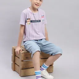 Monte Carlo Boys Striped Applique T-shirt image 2
