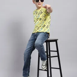 Monte Carlo Boys Typography Printed Short Sleeves Cotton T-shirt image 5